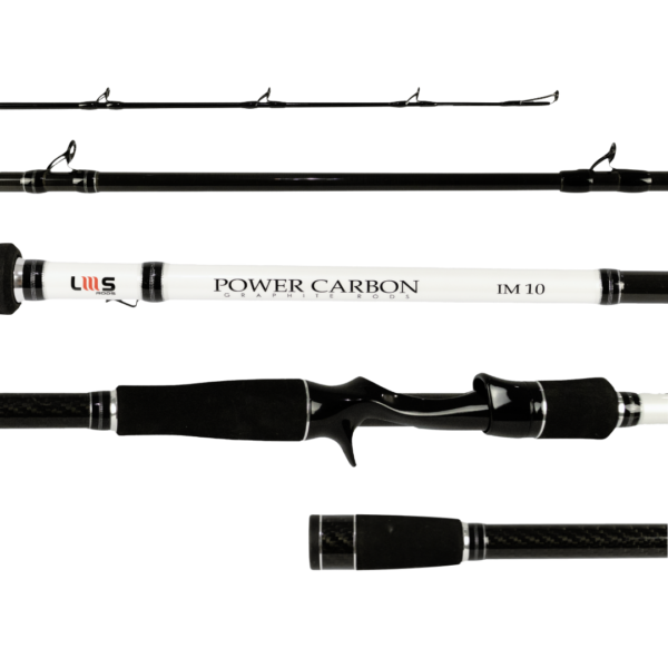 Power Carbon Cast 8'0" 50LB Branca (PCSSC80502)
