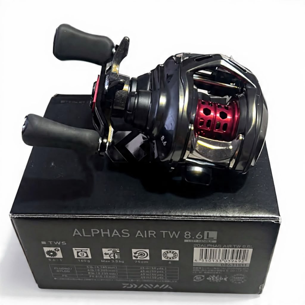 Carretilha Daiwa® Alphas Air Tw 8.6l 8.6:1 Drag:3.5k