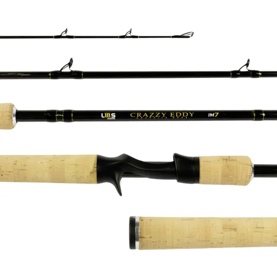 Crazzy Eddy Cast 8'0" 50LB – Cabo Bipartido Cortiça IM8 (CRE80502CCB)