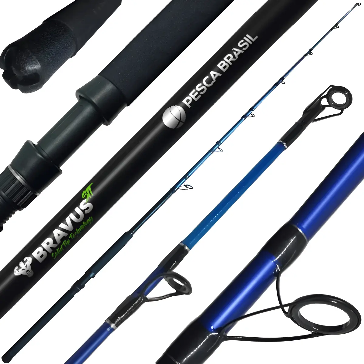 Vara de Pesca Pesada Bravus 1,82m. 60-120 libras