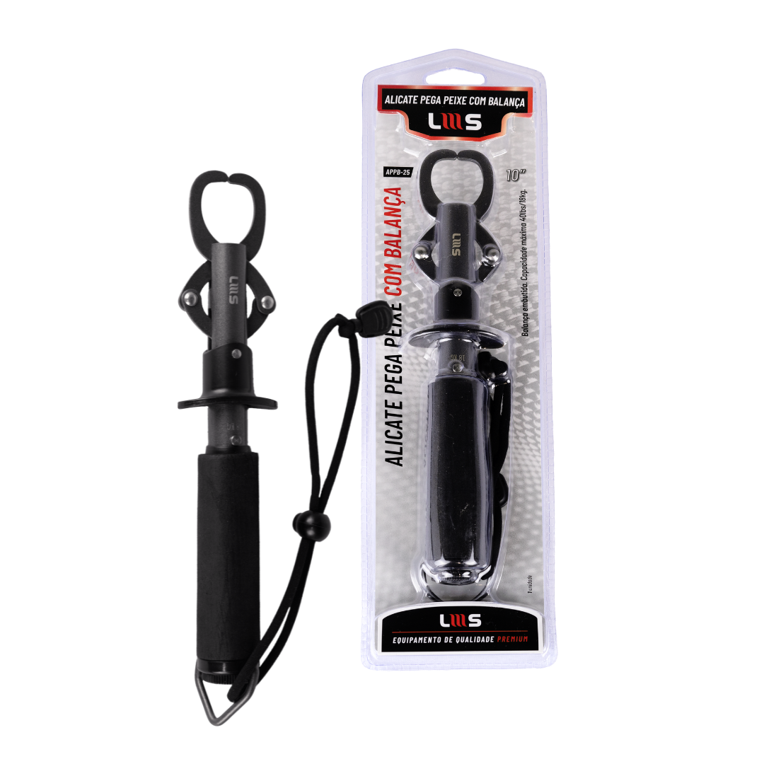 ALICATE PEGA PEIXE COM BALANÇA 10″